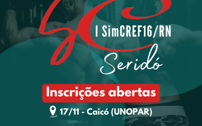 I SimCREF Seridó: CREF16/RN leva simpósio para estudantes e profissionais de Educação Física de Caicó e Currais Novos
